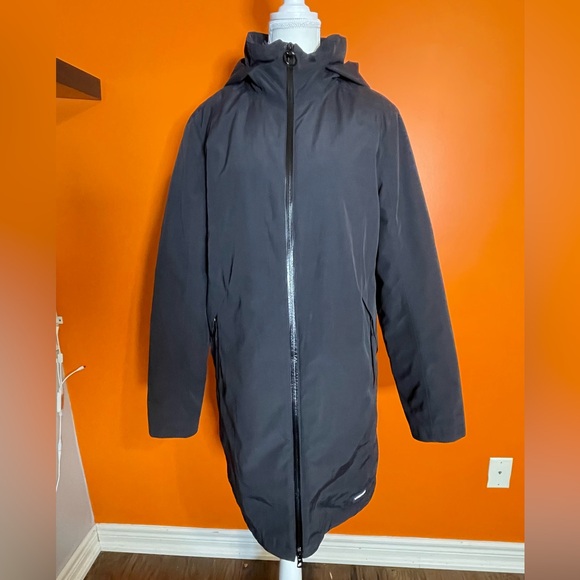 Lands End 3 in 1 Parka-Sz M-Black - Picture 2 of 12